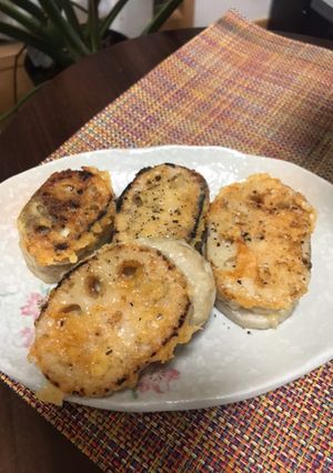 レンコンハンバーグ-レシピのメイン写真