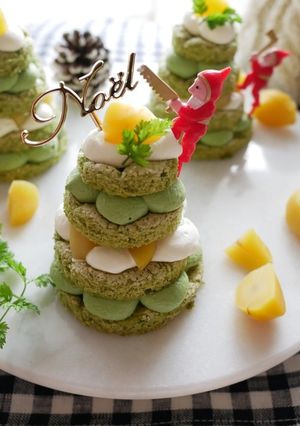 抹茶のツリーケーキ-レシピのメイン写真