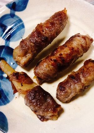 簡単!菊芋の肉巻き-レシピのメイン写真