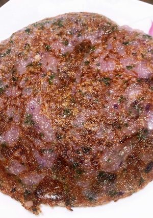 磯の香り♫紫山芋のカリふわ焼き-レシピのメイン写真