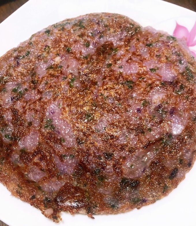 磯の香り♫紫山芋のカリふわ焼き-レシピのメイン写真