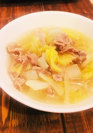 疲労回復！白菜と大根のトロトロスープ-レシピのメイン写真