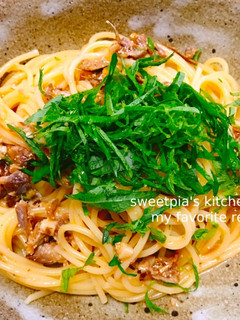 お酒に合う♡いわし明太の和風パスタ-レシピのメイン写真