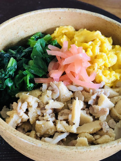 高野豆腐のそぼろ丼-レシピのメイン写真