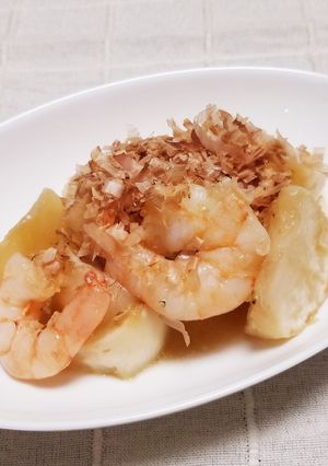 ☆かぶと海老の♪簡単ホットサラダ☆-レシピのメイン写真