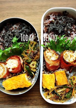 えのきたっぷりベーコン巻き弁当♪♪-レシピのメイン写真