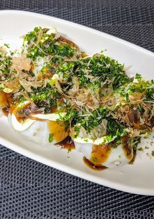 里芋×甘めソースdeたこ焼き風-レシピのメイン写真