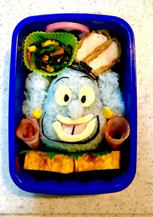 アラジン　ジーニー　キャラ弁　デコフリ-レシピのメイン写真