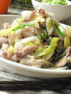 Wネギの豚炒め*マヨ七味-レシピのメイン写真