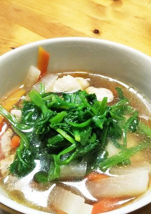 簡単お雑煮風おつゆ-レシピのメイン写真