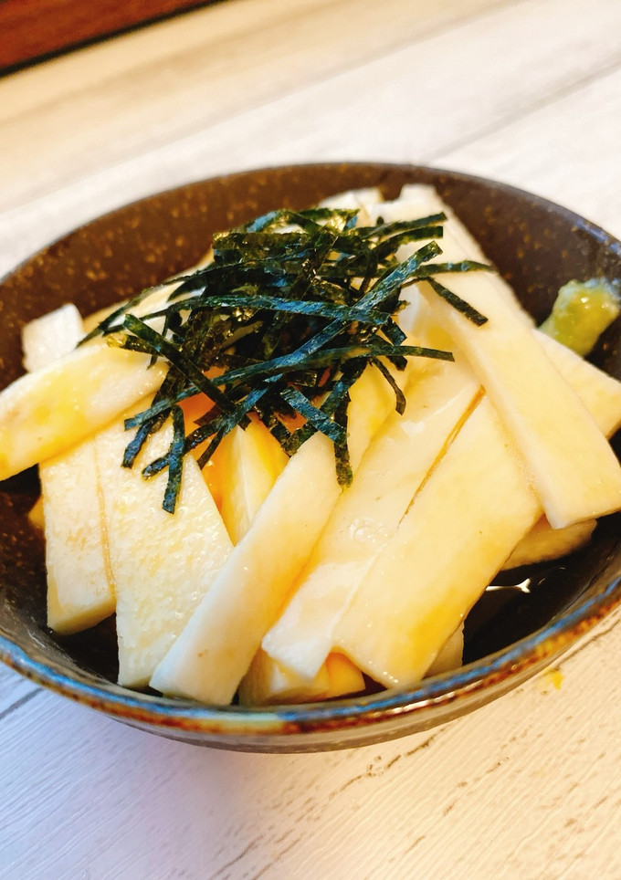 簡単！長芋短冊☆海苔卵和え-レシピのメイン写真