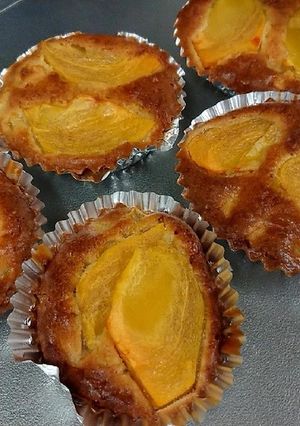 柿のタルト風プチケーキ-レシピのメイン写真