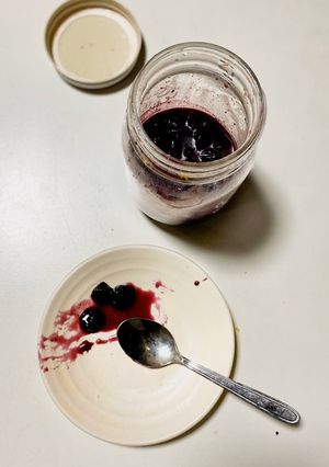簡単!冷凍ものでブルーベリージャム♪-レシピのメイン写真