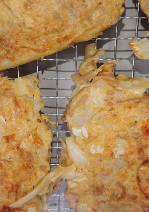 里芋と切り干し大根のカレーお好み焼き風-レシピのメイン写真