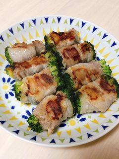 肉巻きブロッコリー-レシピのメイン写真