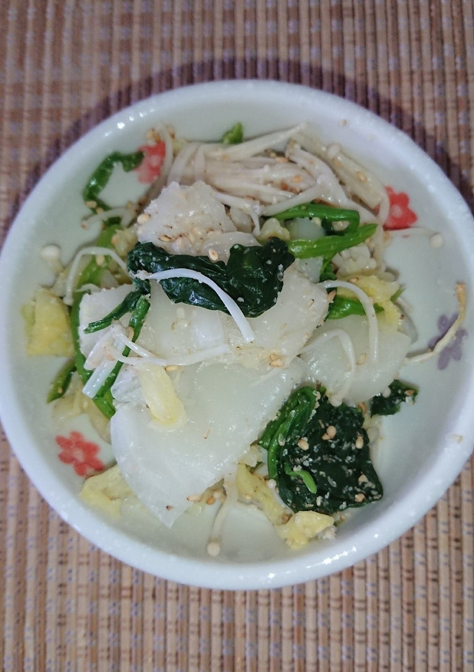 糖尿食白菜とえのきのごまあえ-レシピのメイン写真