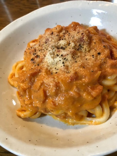 濃厚☆トマトクリームうどん-レシピのメイン写真