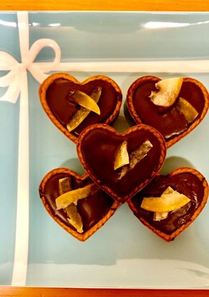 ♡ハートのチョコタルト♡-レシピのメイン写真