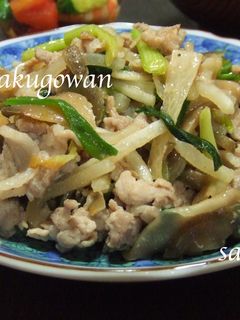 豚肉とザーサイの炒め物-レシピのメイン写真