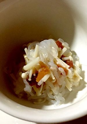 罪悪感ゼロ!糸コンとえのきの梅和え-レシピのメイン写真