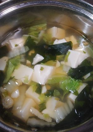 うどんスープでもう一品野菜スープ-レシピのメイン写真