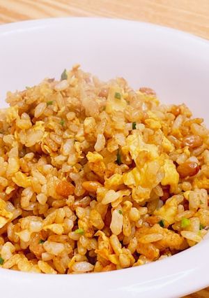 そば飯風味パラパラ納豆チャーハン-レシピのメイン写真