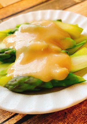 簡単副菜♡アスパラの酢味噌和え-レシピのメイン写真
