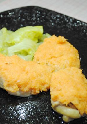 鶏のもみじ蒸し-レシピのメイン写真