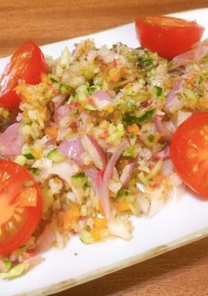 ゆずこしょうのセビーチェ風ドレッシング-レシピのメイン写真