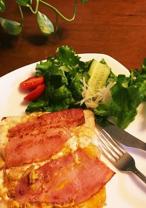 洗い物少なく！簡単時短食パン 朝食に-レシピのメイン写真