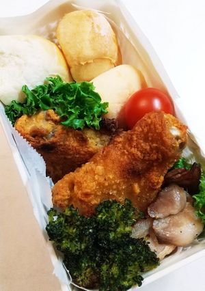 お弁当(12/6)フライドチキン-レシピのメイン写真