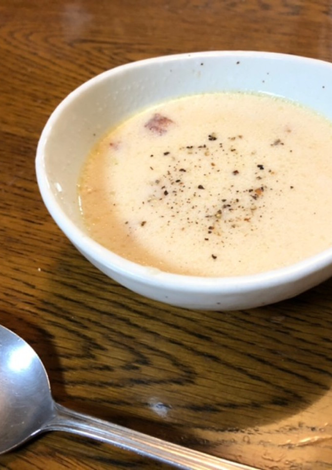ベーコンとネギとじゃがいものミルクスープ-レシピのメイン写真