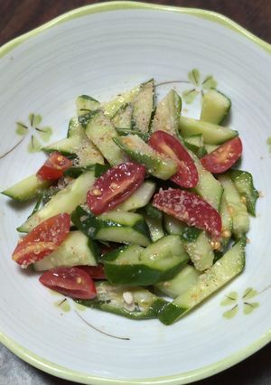 超かんたん！夏野菜サラダ-レシピのメイン写真