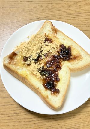 小倉きなこトースト-レシピのメイン写真