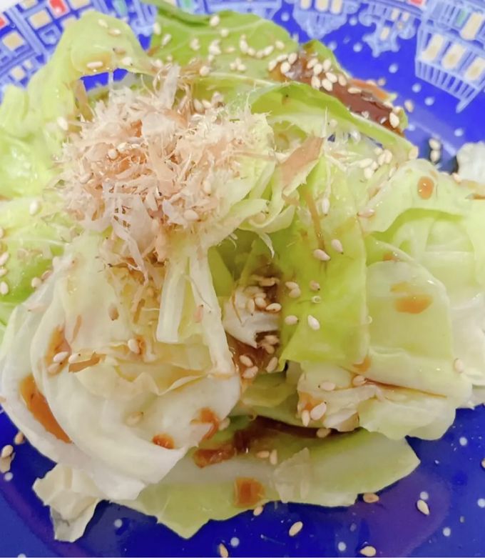 春キャベツのレンジ蒸し♡簡単-レシピのメイン写真