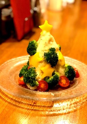アンチョビポテトサラダ、ツリー仕立て-レシピのメイン写真
