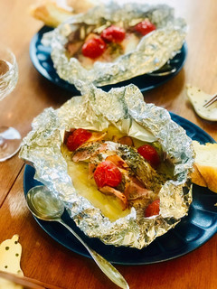 グリルで簡単☆鯛のハーブバターホイル焼き-レシピのメイン写真