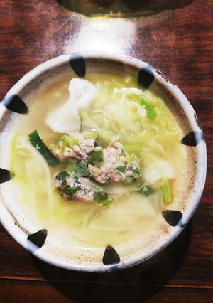 簡単水餃子スープ★☆-レシピのメイン写真