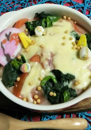 迎春❤️お餅グラタン❤️お雑煮アレンジ-レシピのメイン写真