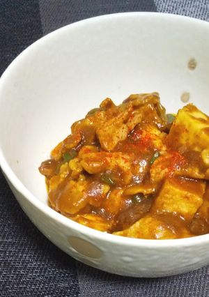 ボリューム満点♬厚揚げカレー-レシピのメイン写真
