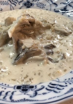 簡単♡おしゃれ♡舞茸と玄米のリゾット-レシピのメイン写真