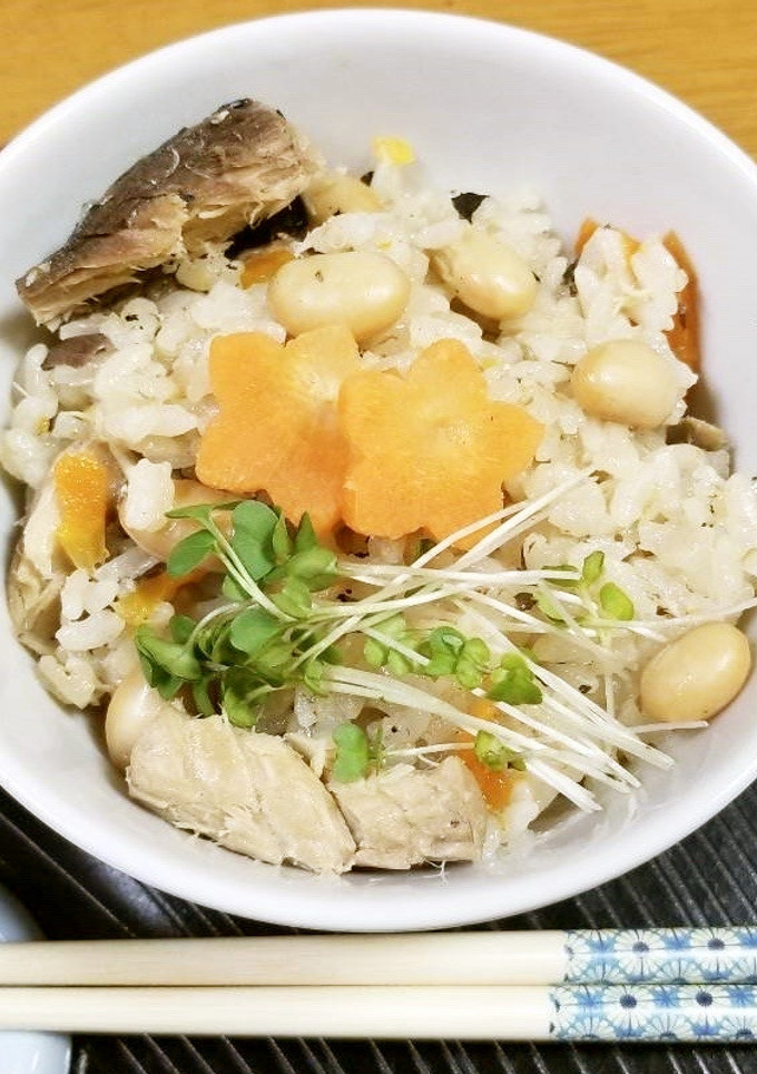 さば水煮缶の炊き込みご飯-レシピのメイン写真