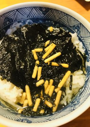 お茶漬け●味つけ海苔プラスののり茶漬け-レシピのメイン写真