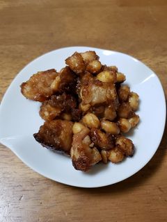 鶏と大豆の田楽味噌炒め-レシピのメイン写真