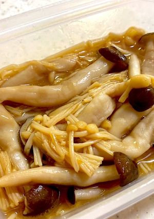 【お弁当】レンジで簡単！きのこバター-レシピのメイン写真