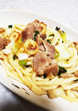 簡単！味覇(ウェイパー)焼きうどん-レシピのメイン写真
