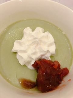 抹茶ラテで作る簡単抹茶ムース-レシピのメイン写真