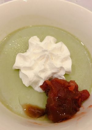 抹茶ラテで作る簡単抹茶ムース-レシピのメイン写真