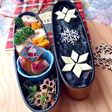 雪の結晶 クリスマス 中学生弁当 詰め方