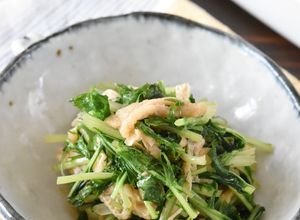 水菜と油揚げの煮浸し【作り置き】-レシピのメイン写真